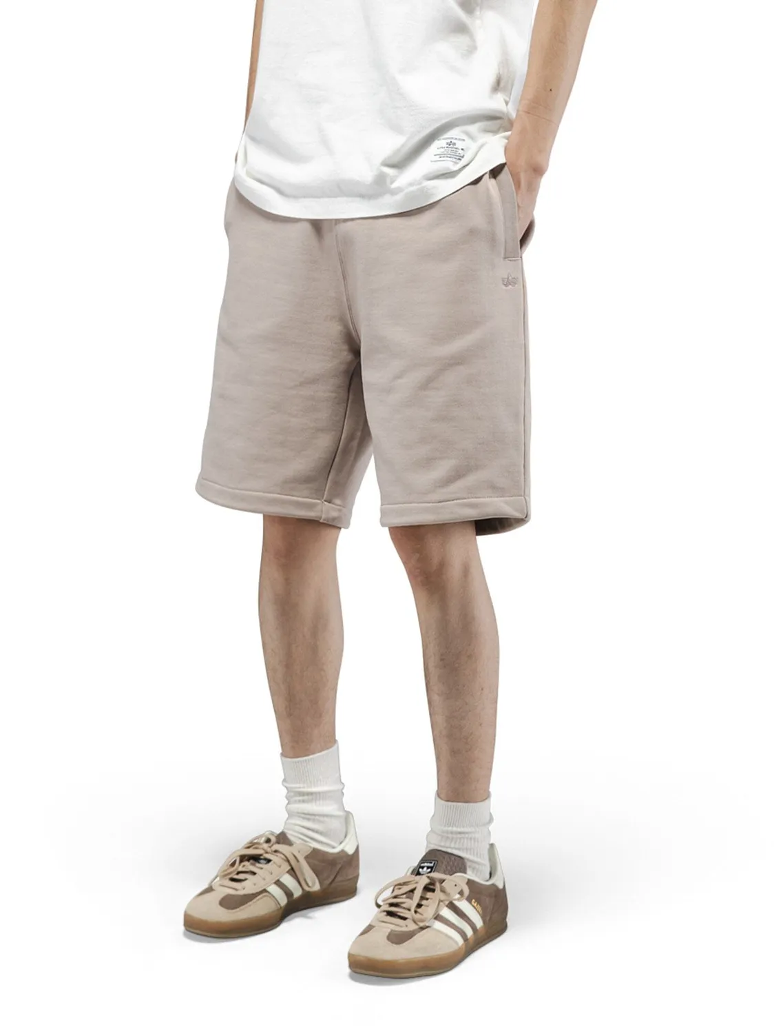 Alpha Industries Essential pantaloni scurți kaki din bumbac