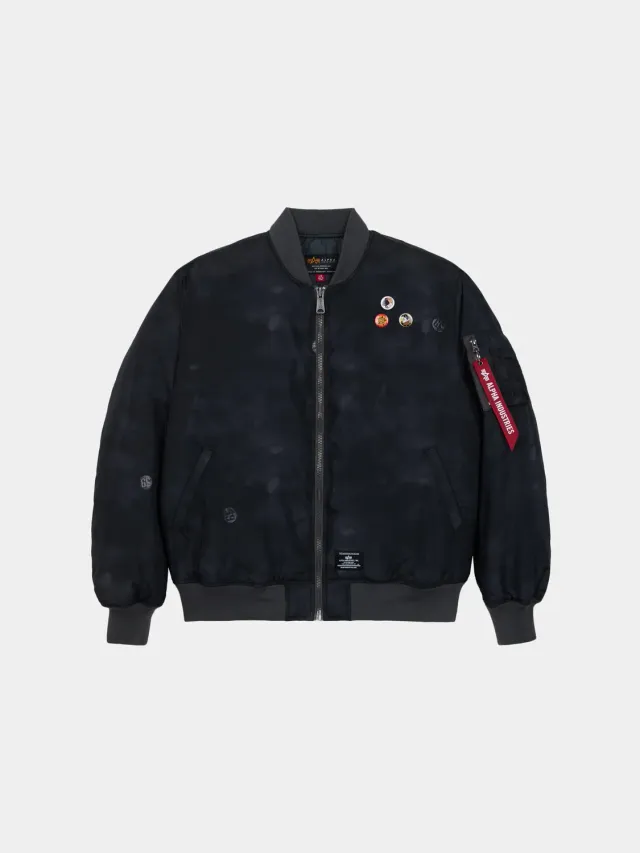 Alpha Industries MA-1 Oxford palton bomber print ace vintage