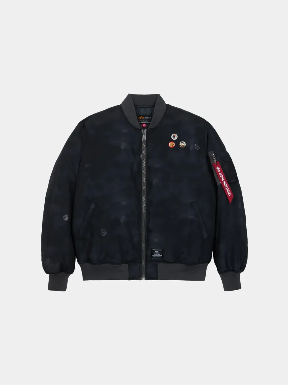 Alpha Industries MA-1 Oxford palton bomber print ace vintage