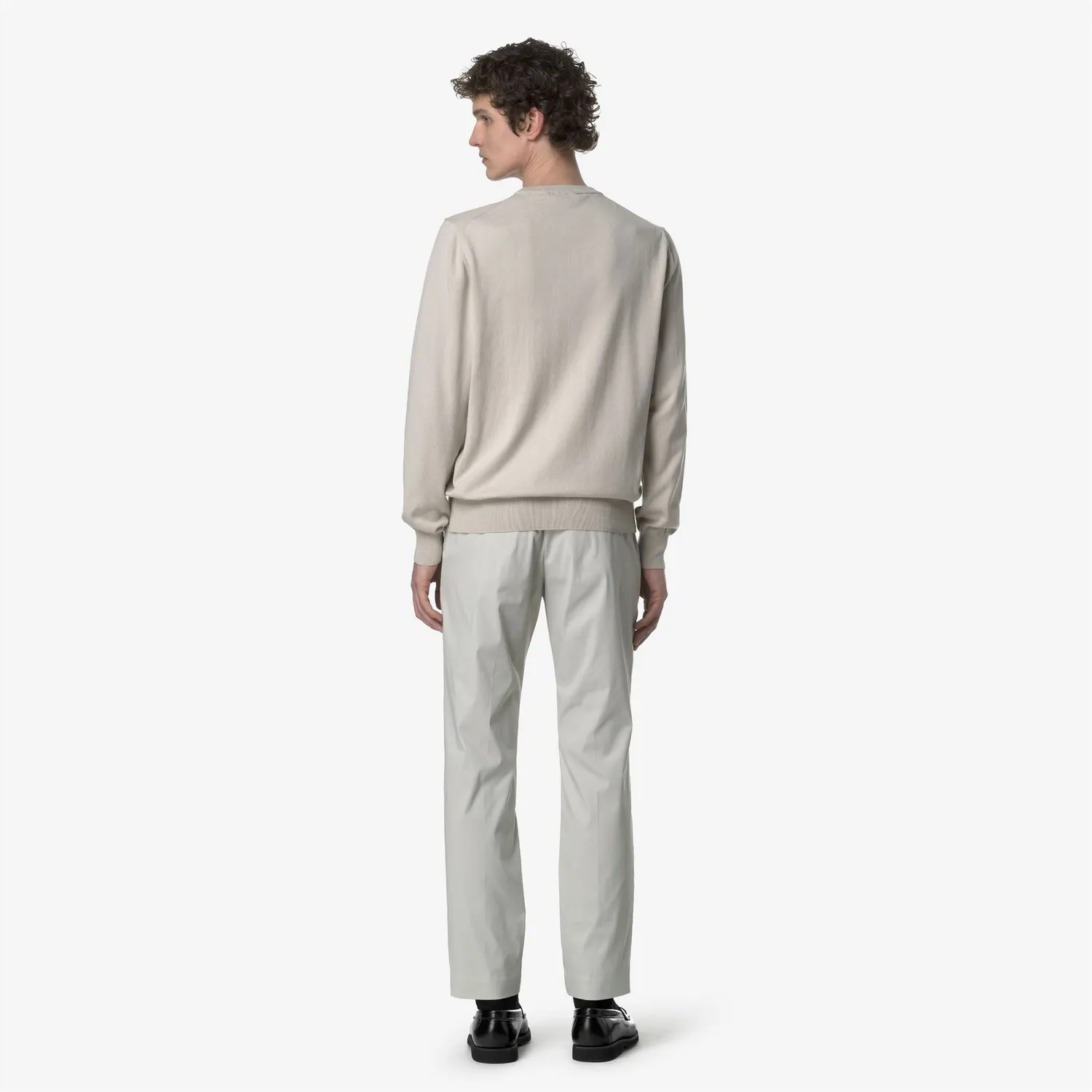 K-Way Ailton Twill Tech pantaloni bărbați bej chino