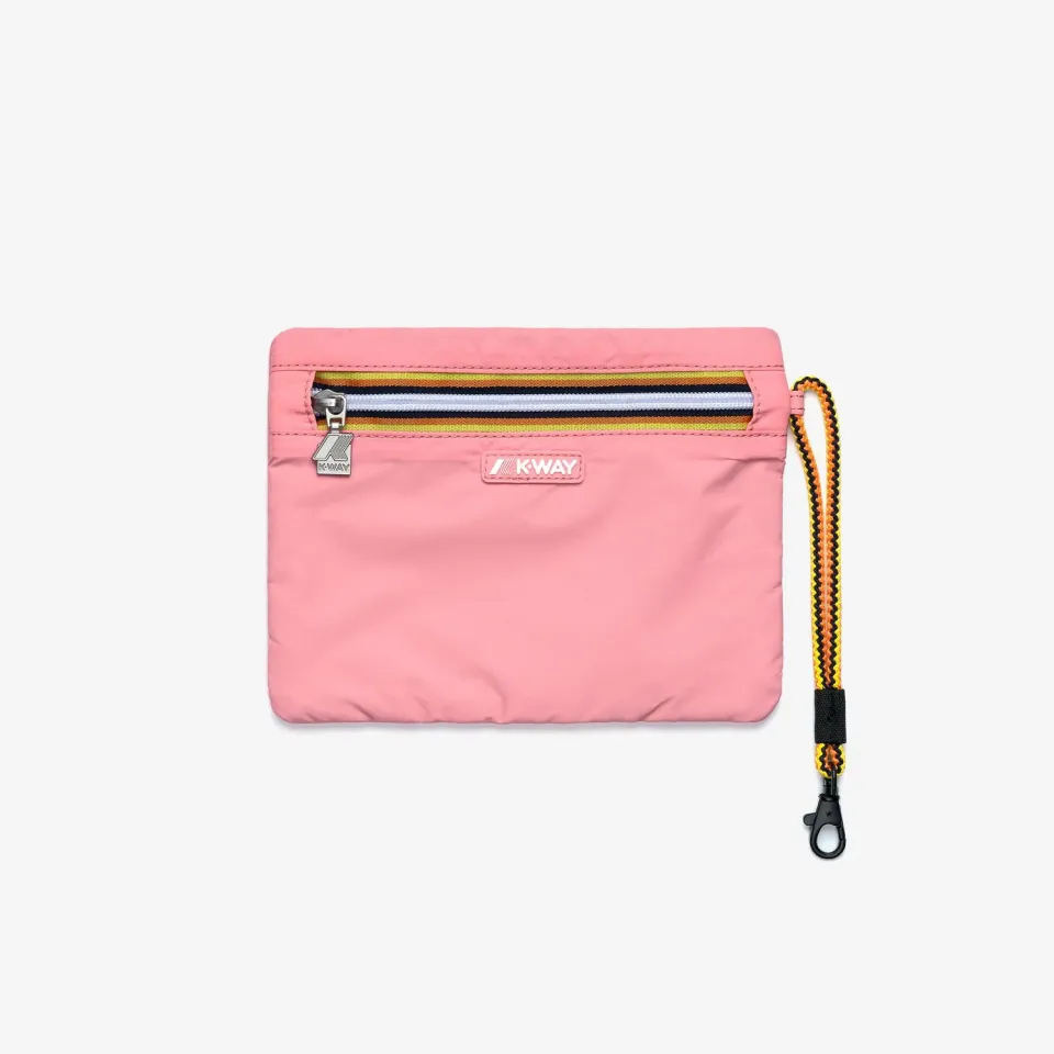 K-Way Nimes gentuta cosmetice unisex Pink Geranium impermeabila