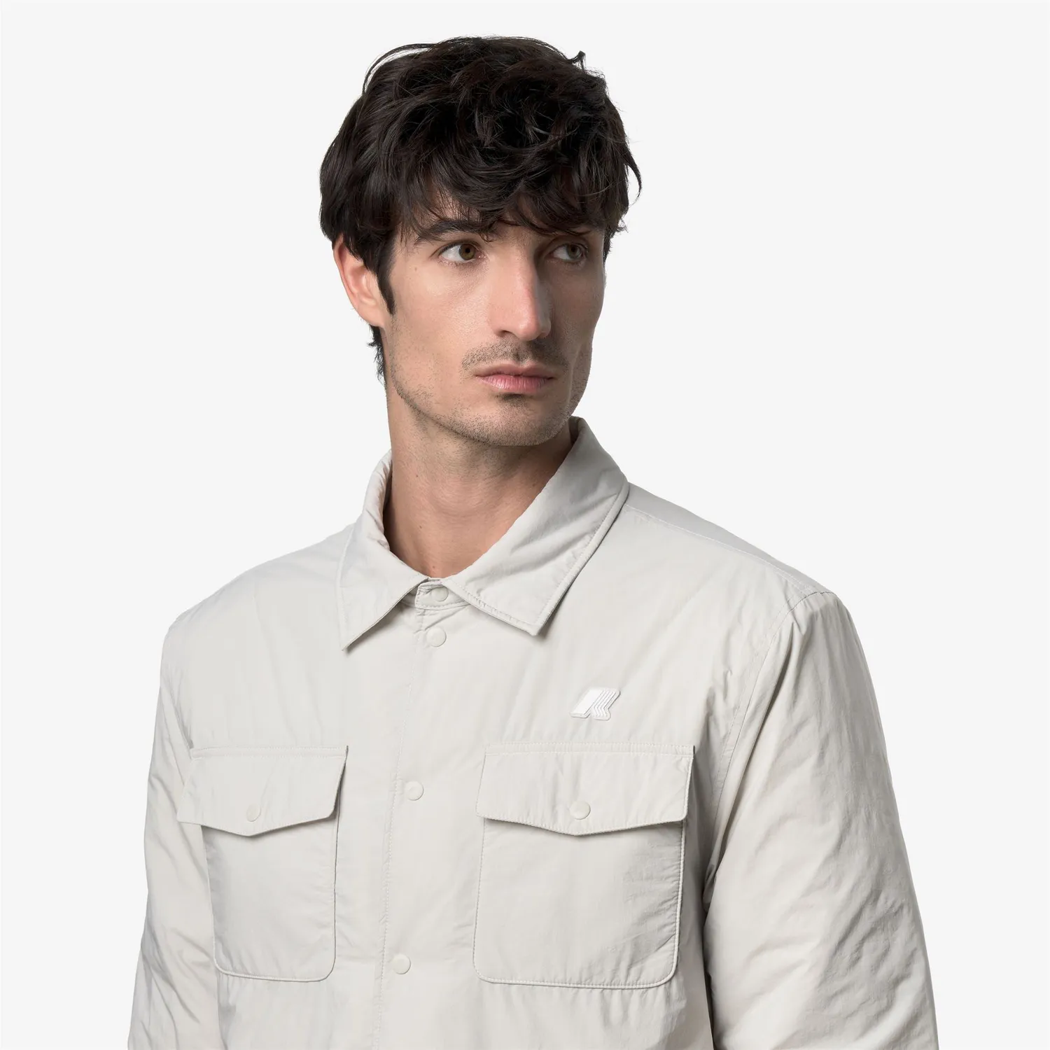 K-Way Umbert Plain Warm geaca barbati bej deschis calduroasa