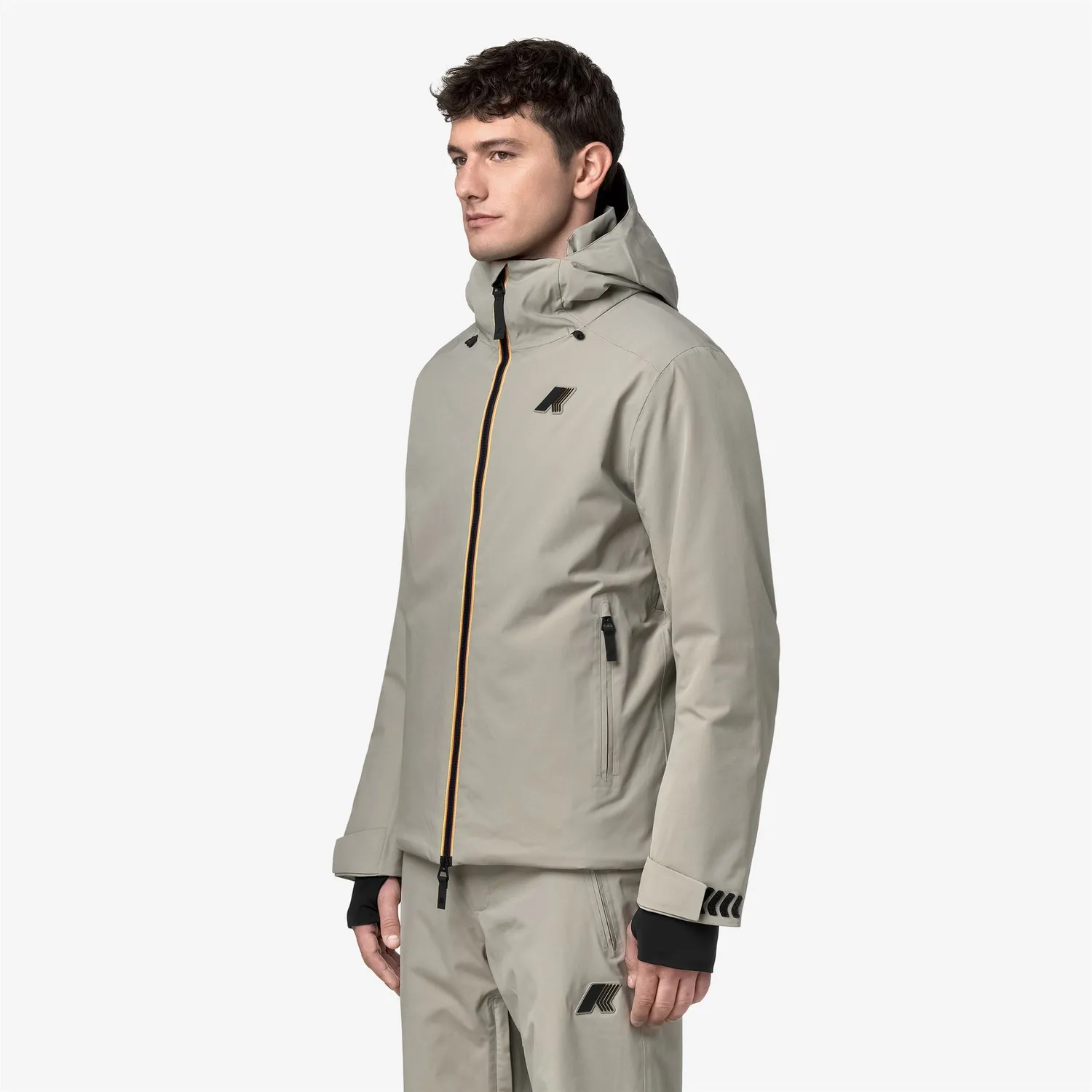 K-Way Lesarcs 2L Twill geacă schi Green Oak impermeabilă