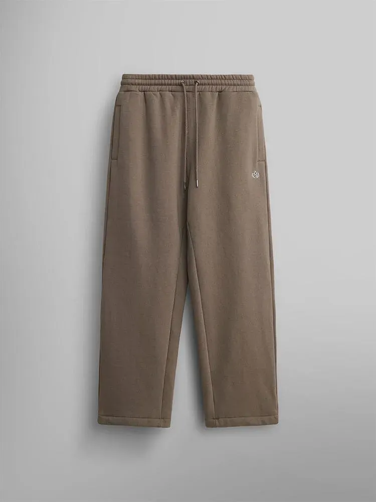 Alpha Industries Essential pantaloni sport coyote maro bumbac