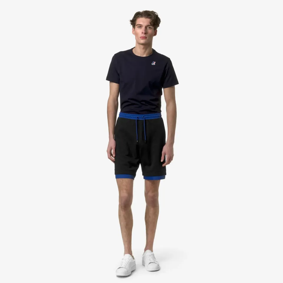 K-Way Le Vrai Nestor Nylon PC sort negru-albastru sport