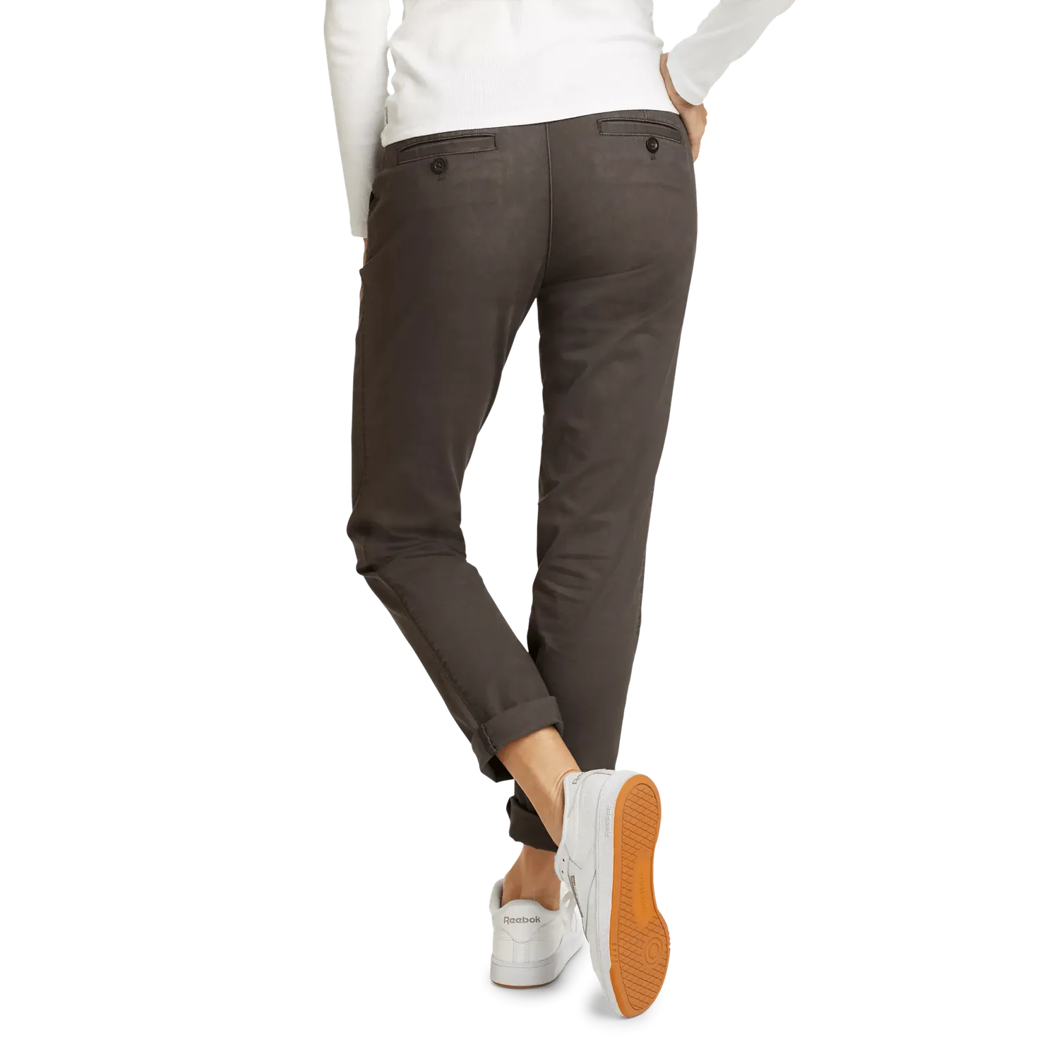 Eddie Bauer Legend Wash pantaloni relaxați Carbon elastici