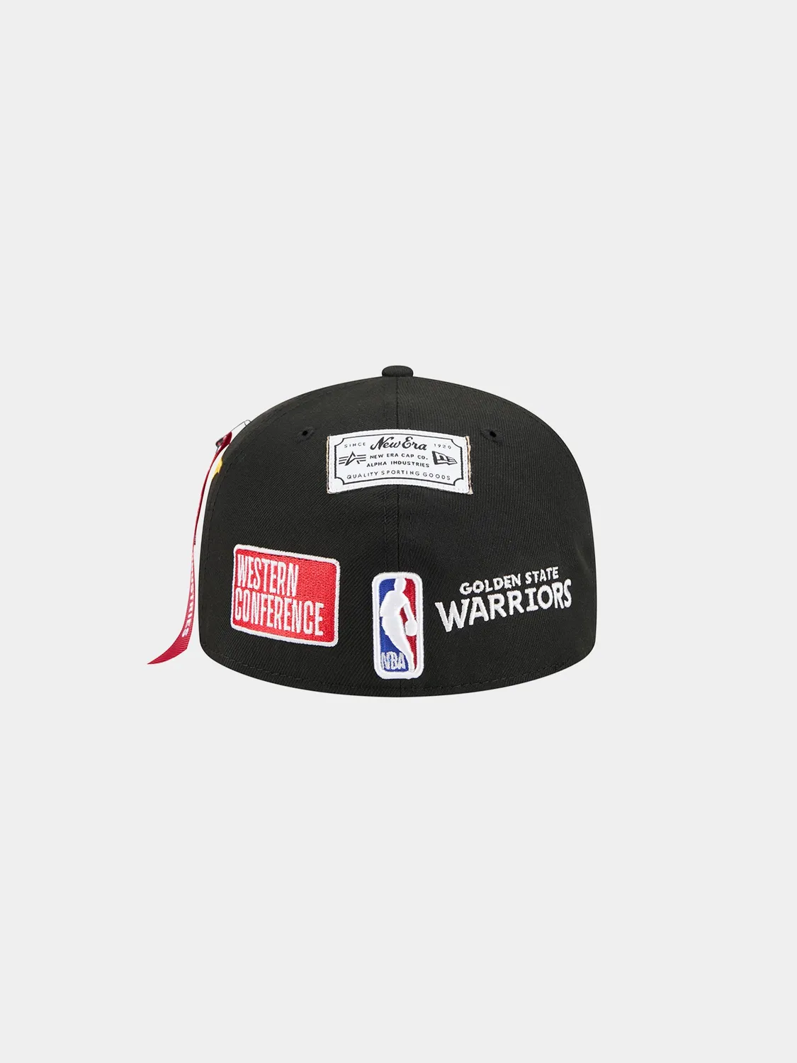 Alpha Industries Golden State Warriors 59Fifty șapcă neagră fixă
