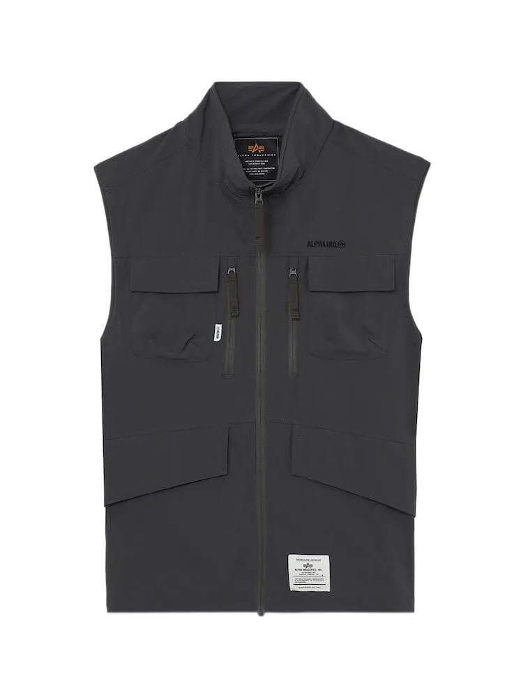 Alpha Industries UNFRM vestă tactică kaki din nailon