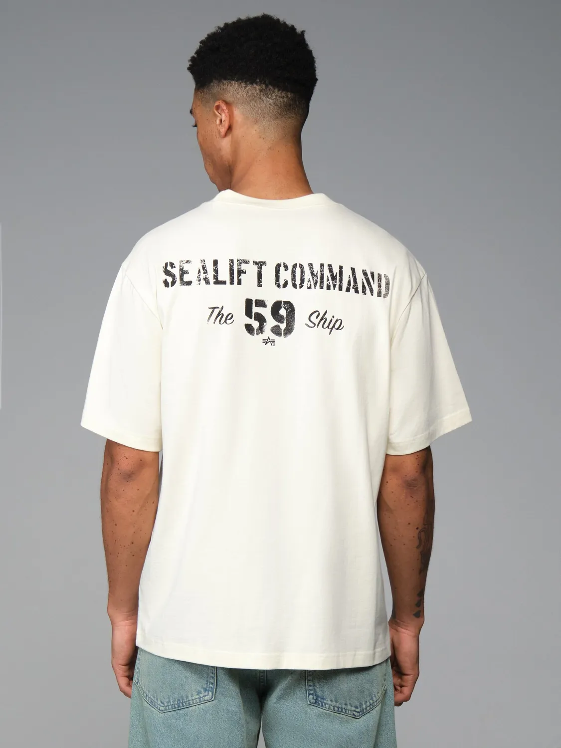 Alpha Industries Sealift tricou bej bumbac