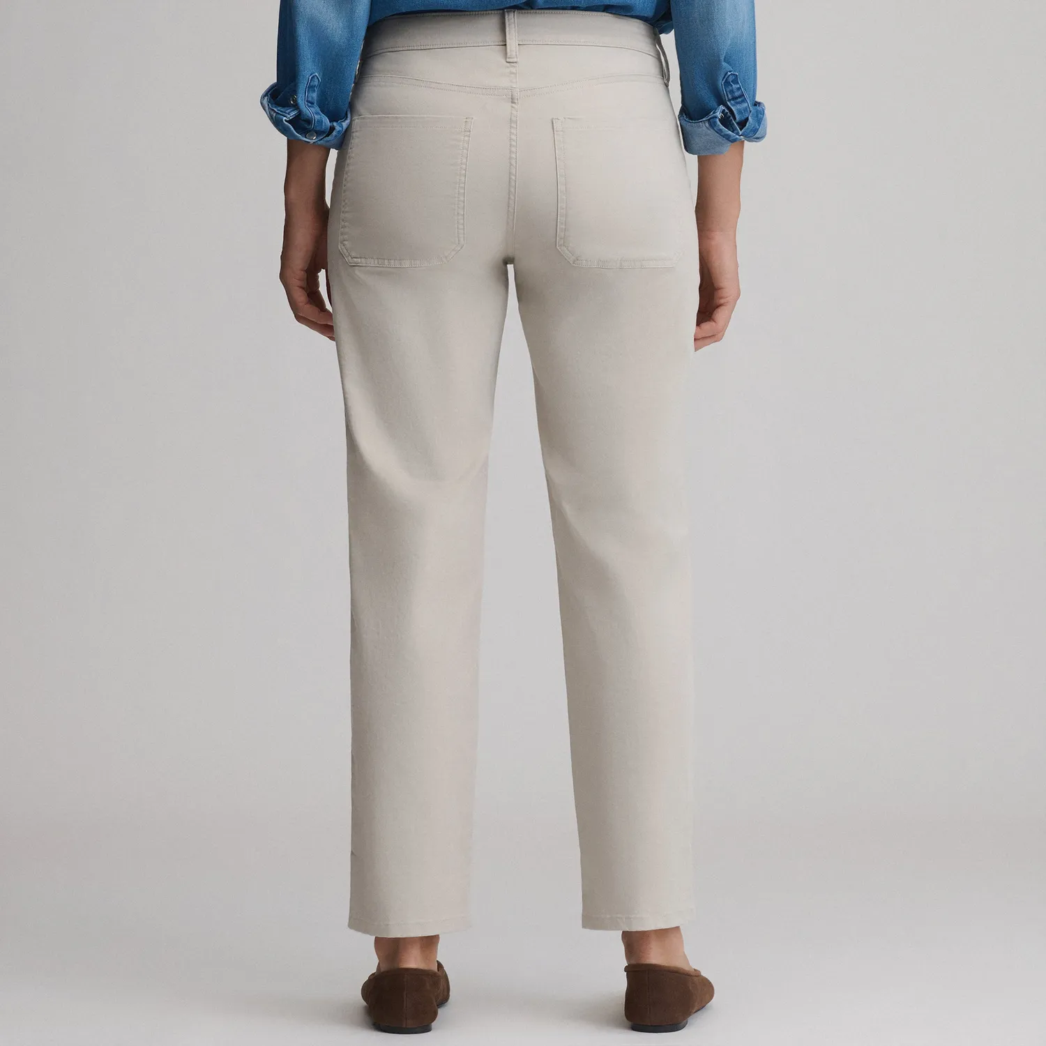 Eddie Bauer Stretch Relaxed pantaloni dama Camel
