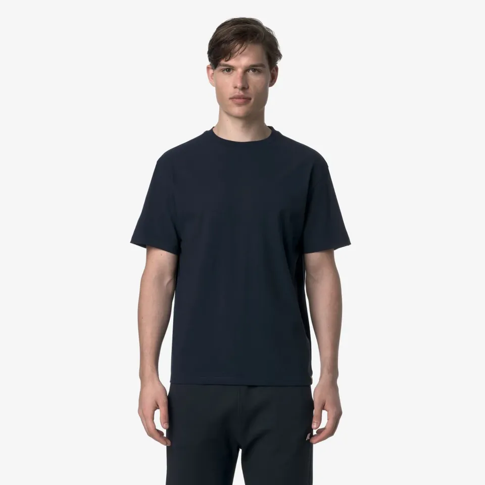 K-Way Fantome Ice Cotton tricou barbati albastru bumbac