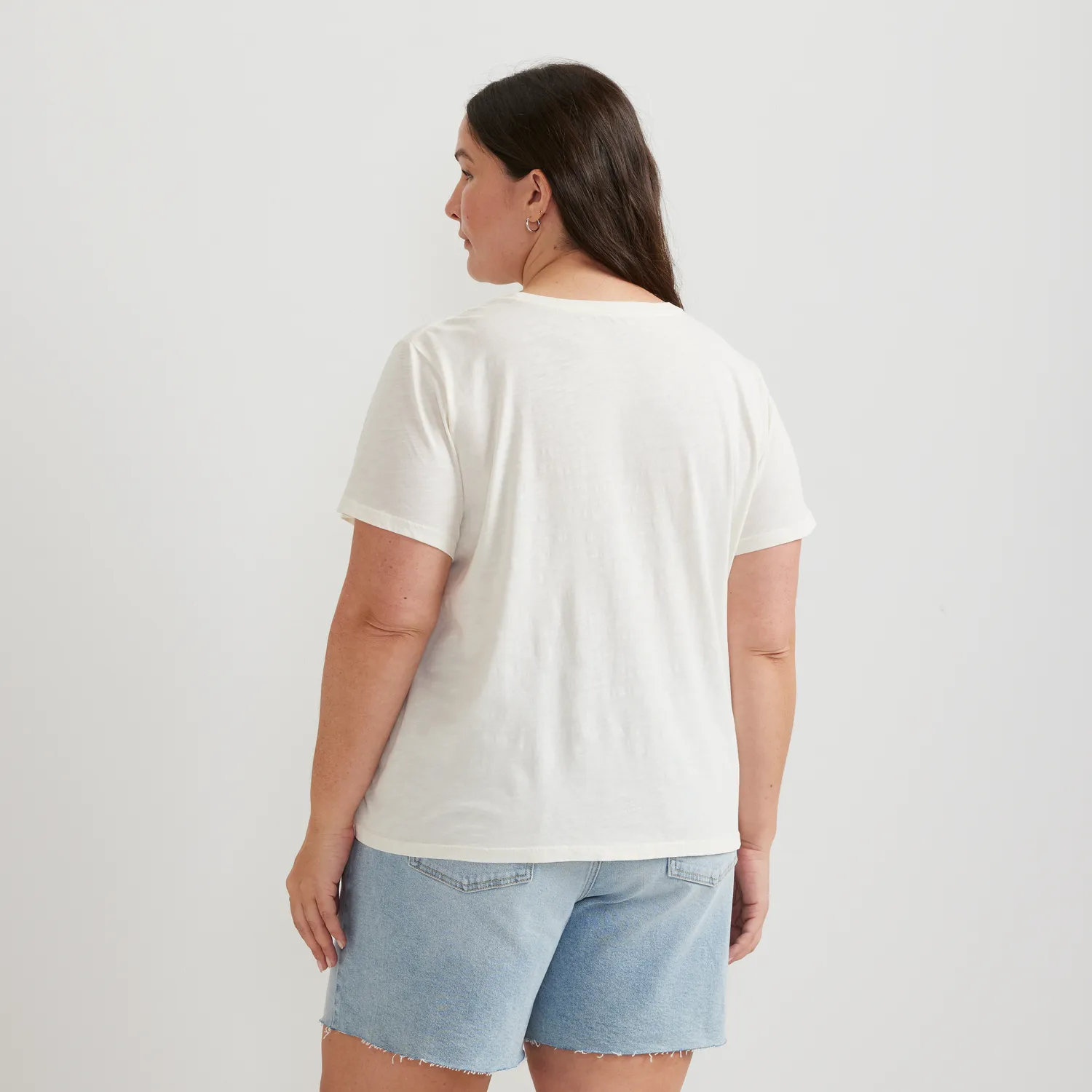 Eddie Bauer Rooted In tricou dama ivoire imprimeu