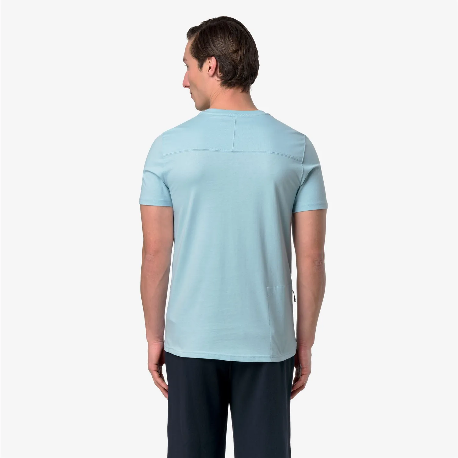 K-Way Leonide tricou bumbac Blue Dream packable