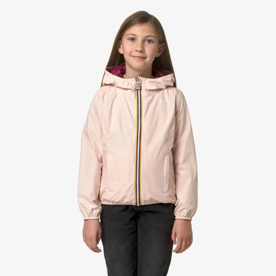 K-Way Lily Plus.2 Double geaca fete roz reversibila