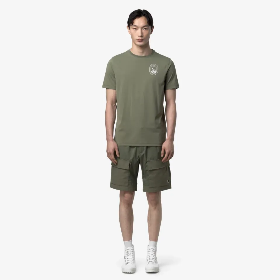 K-Way Graphel K7134IW tricou verde cu uscare rapida