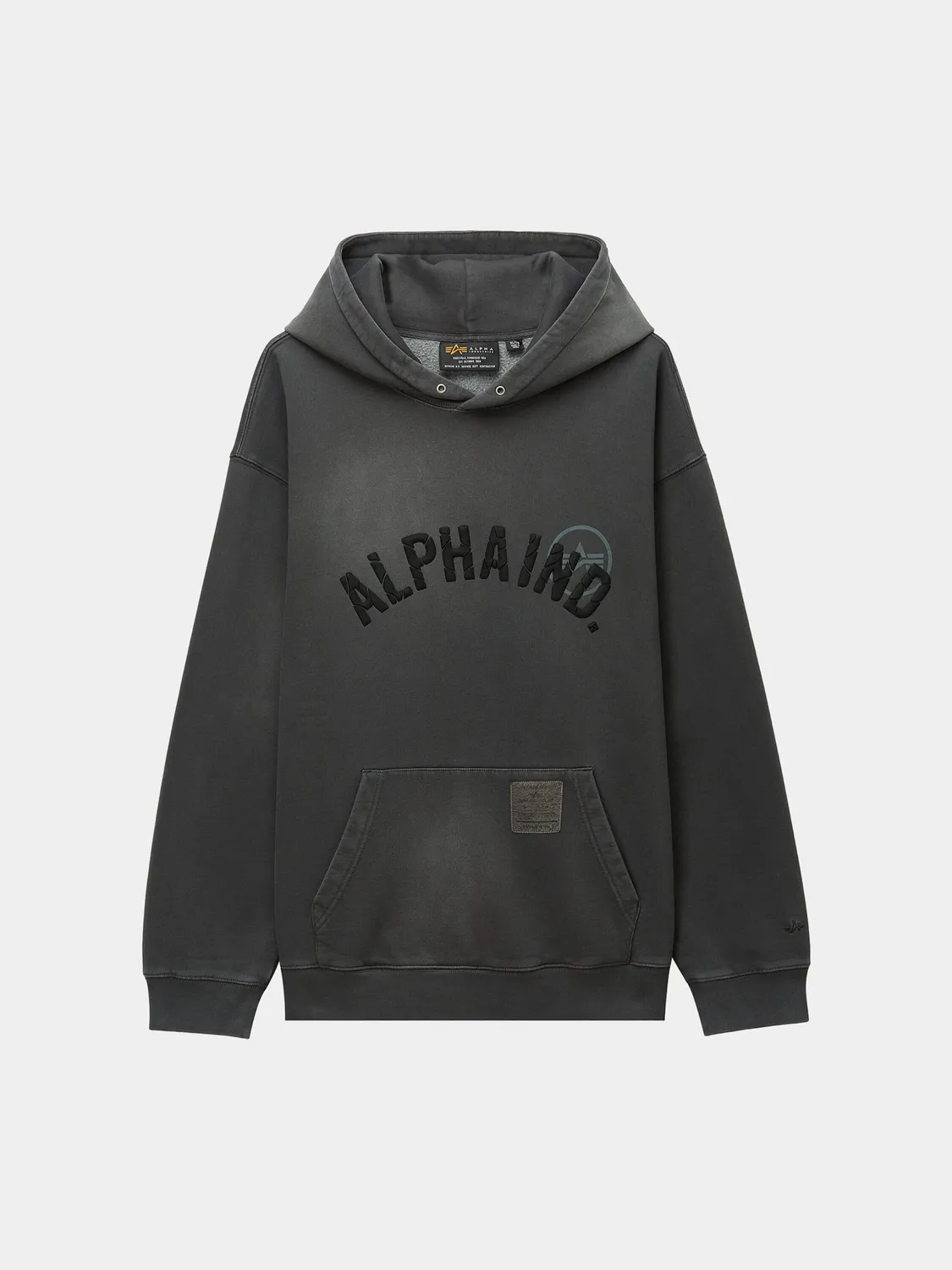 Alpha Industries Unfrm Washed hanorac ruginiu relaxat