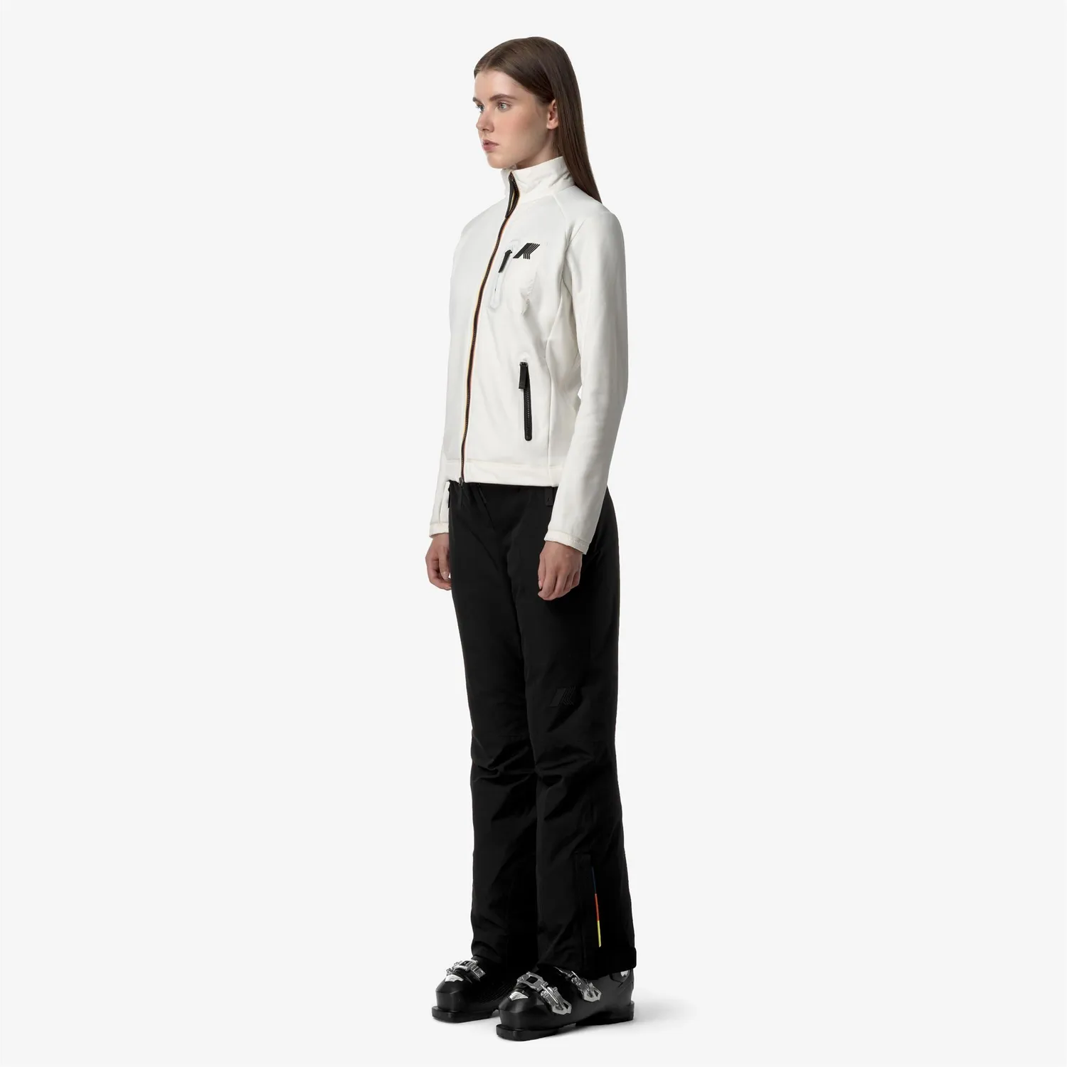 K-Way Bonneval Microtwill 2L pantaloni schi dama negri