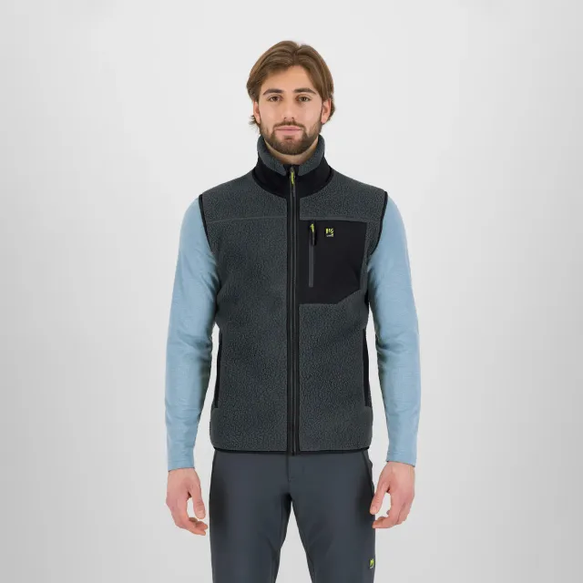 Karpos Moiazza Retrò vestă fleece cu fermoar