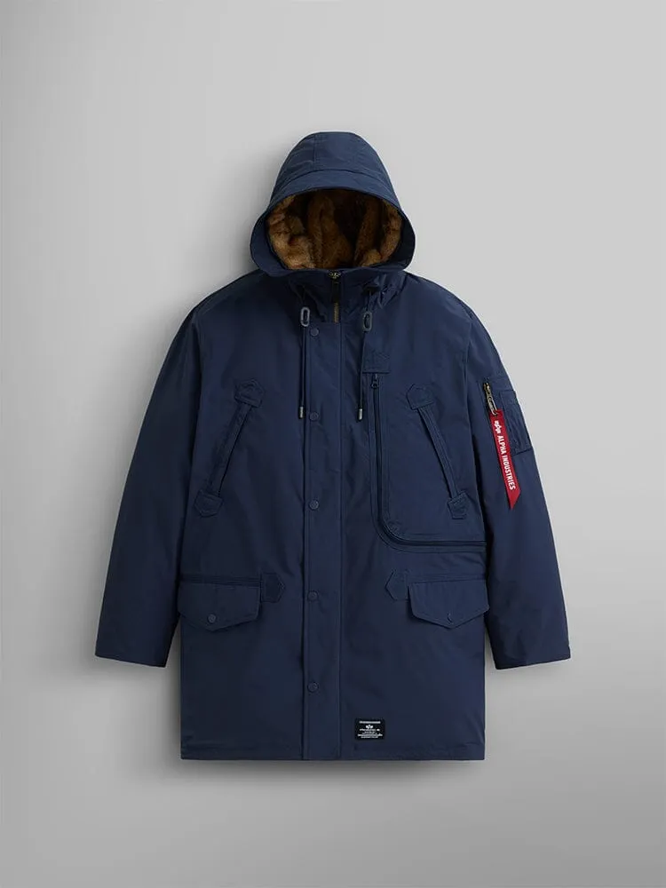 Alpha Industries N-3B Alpine Gen II parka Replica Blue foarte calda