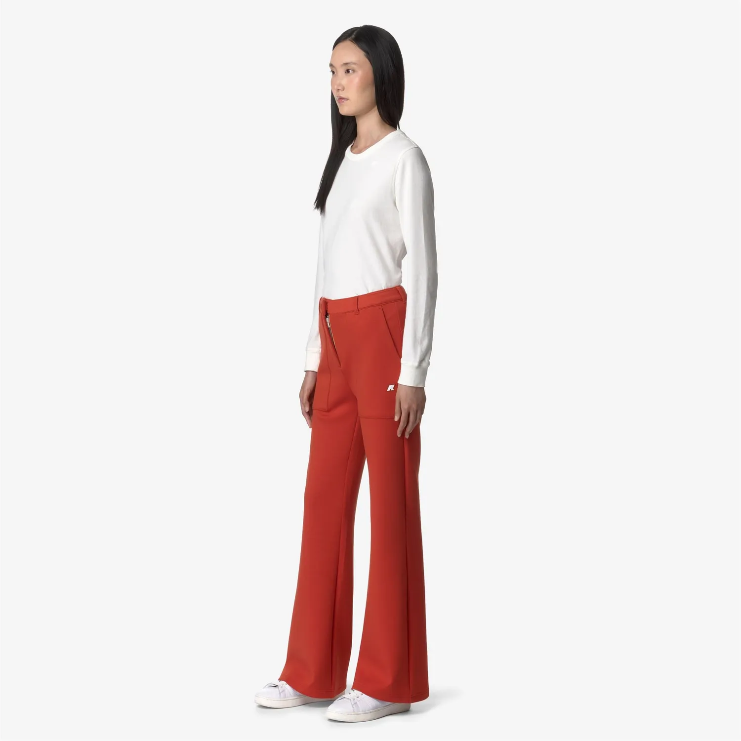 K-Way Janinne Light Spacer pantaloni roșu damă