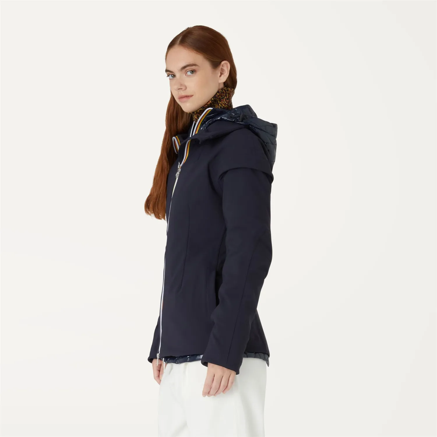 K-Way Soraye 3L Bonded Padded geaca dama bleumarin impermeabila