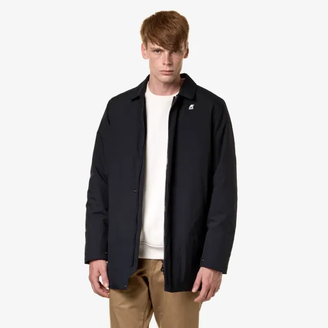 K-Way Benny Warm Ottoman palton barbati albastru mediu