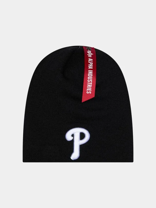 Alpha Industries Philadelphia Phillies New Era caciula neagra lana