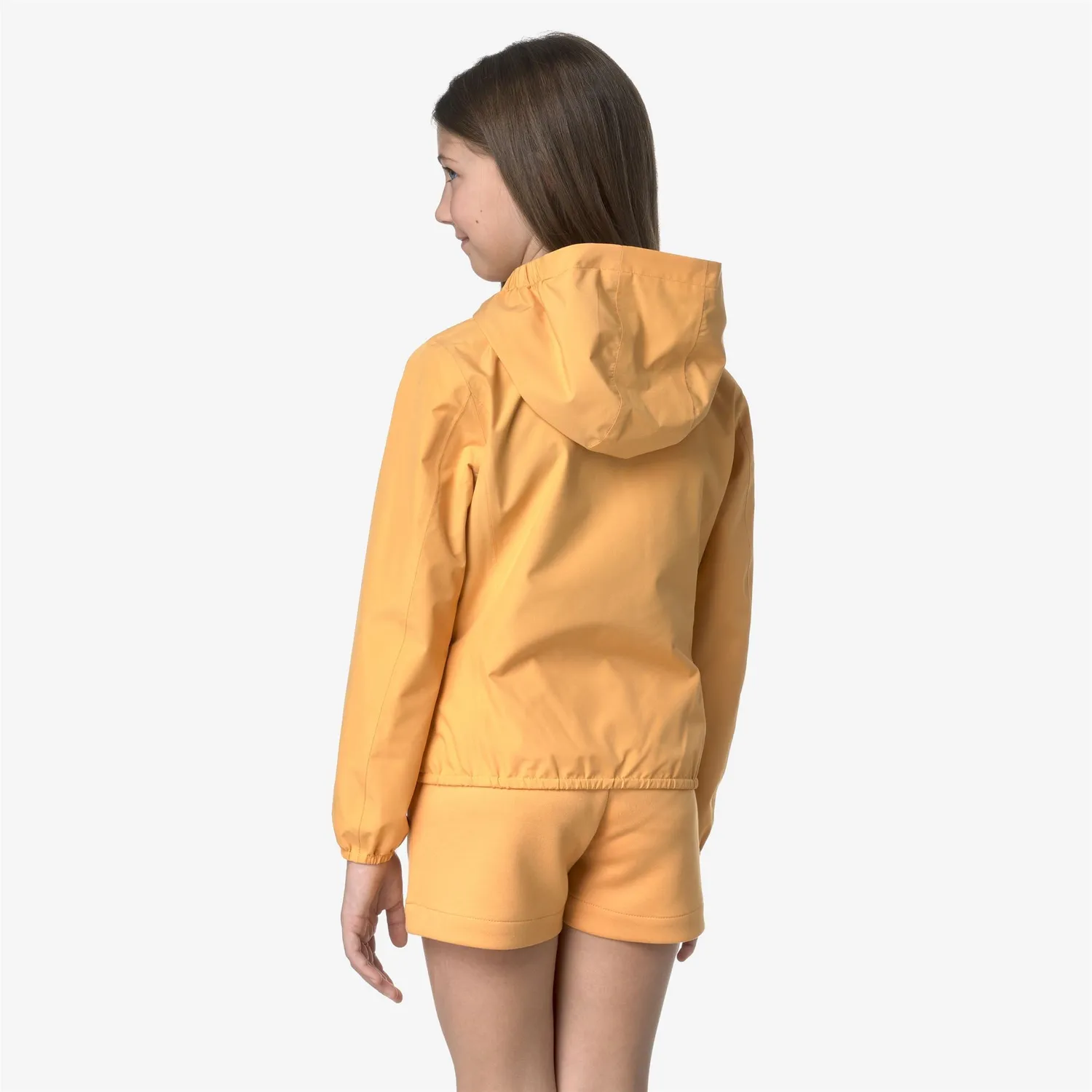 K-Way Lily Stretch Poly Jersey geaca fete portocalie