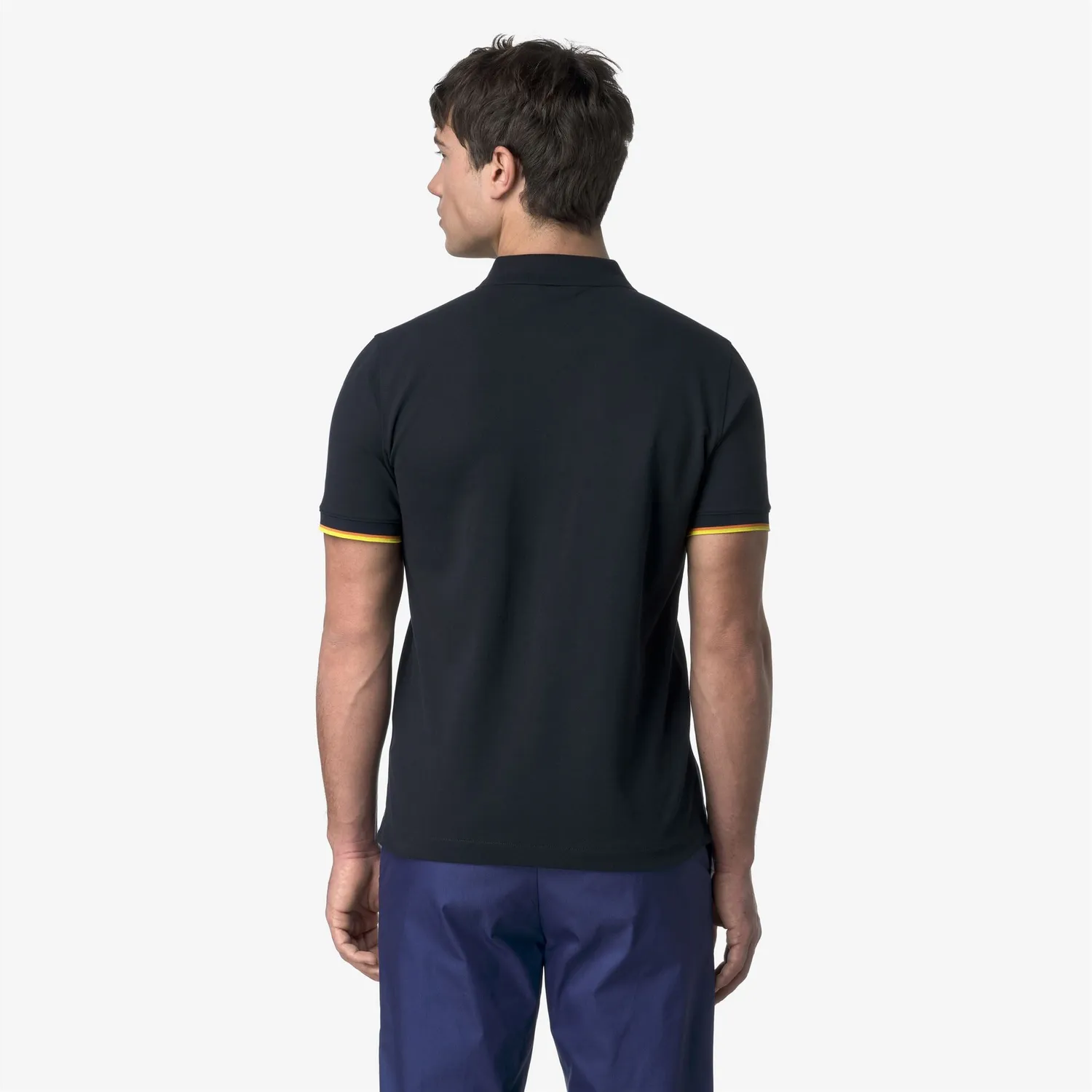 K-Way Vincent Pique Slim polo barbati albastru inchis