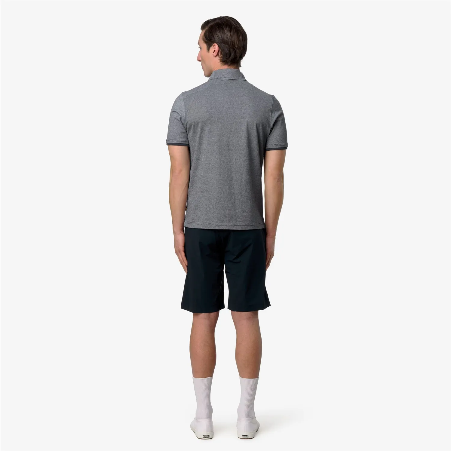 K-Way Vincelle Stretch Co Stripes polo barbati dungi stretch