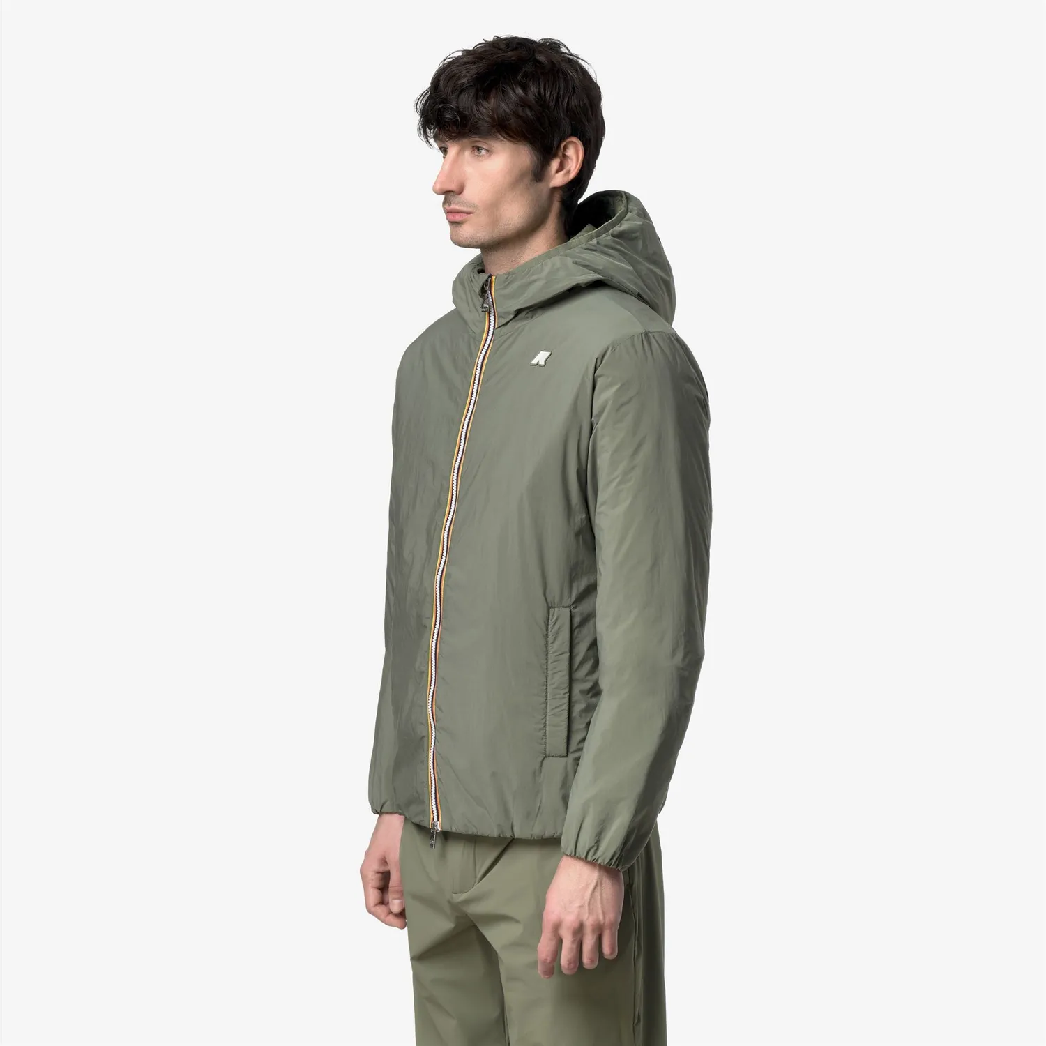 K-Way Jack Plain Warm geaca barbati verde lichen