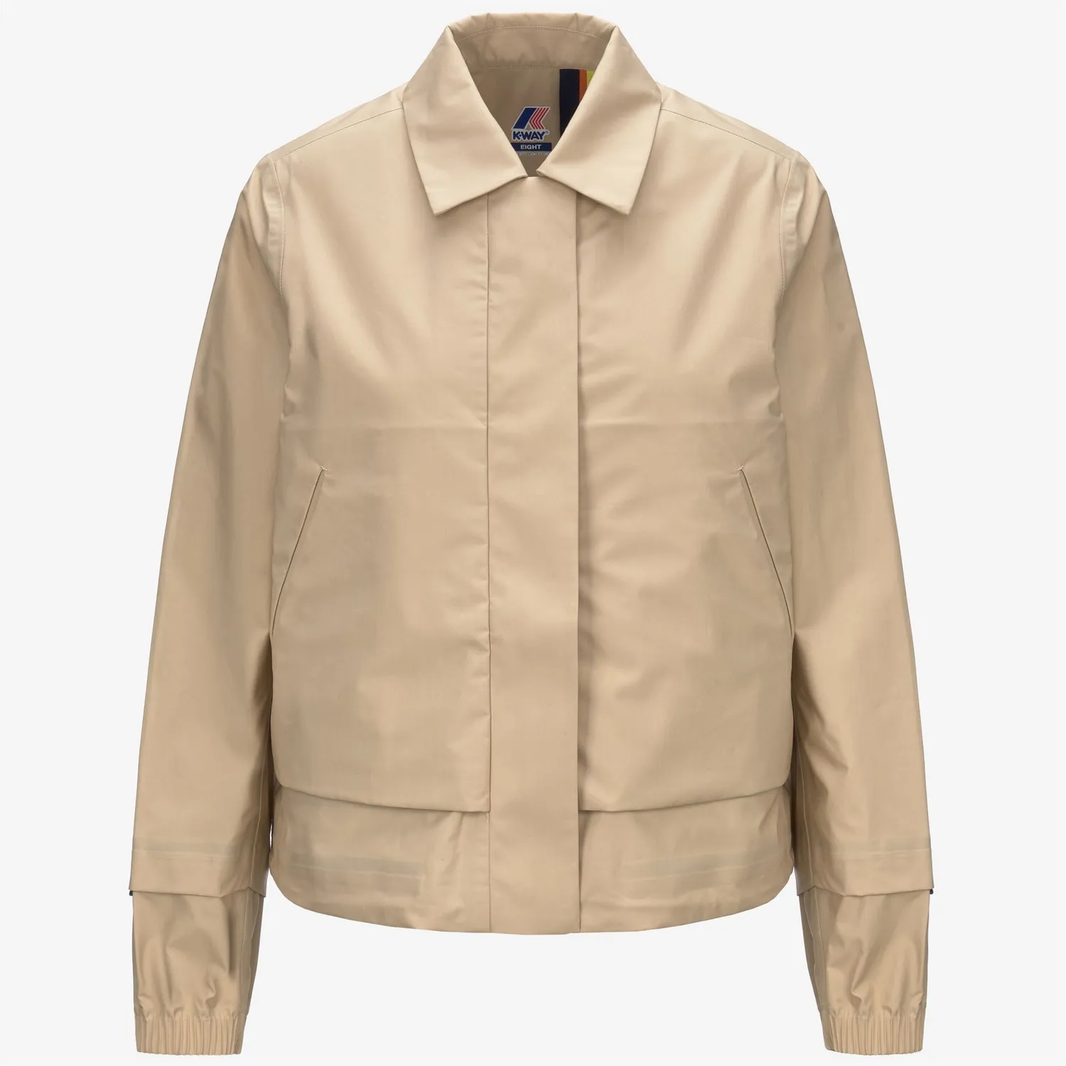 K-Way Isarty 3L Poplin geaca bej rope bumbac