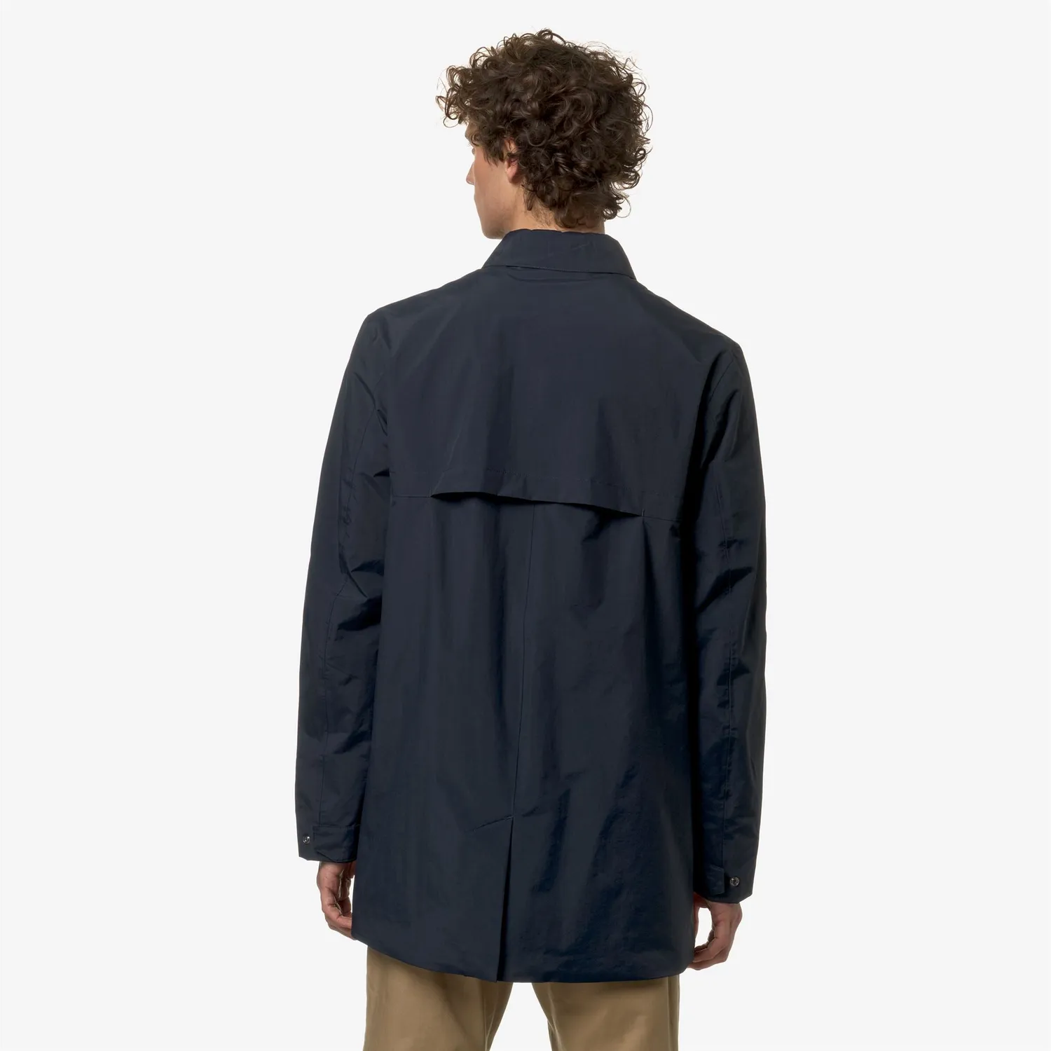 K-Way Benny Ottoman geaca 3/4 barbati albastru impermeabila