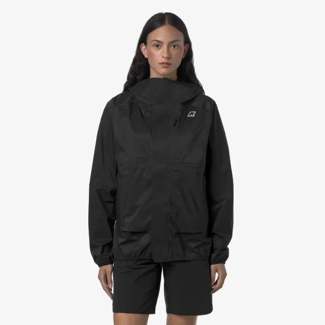 K-Way Roche geaca drumetie neagra impermeabila 10K