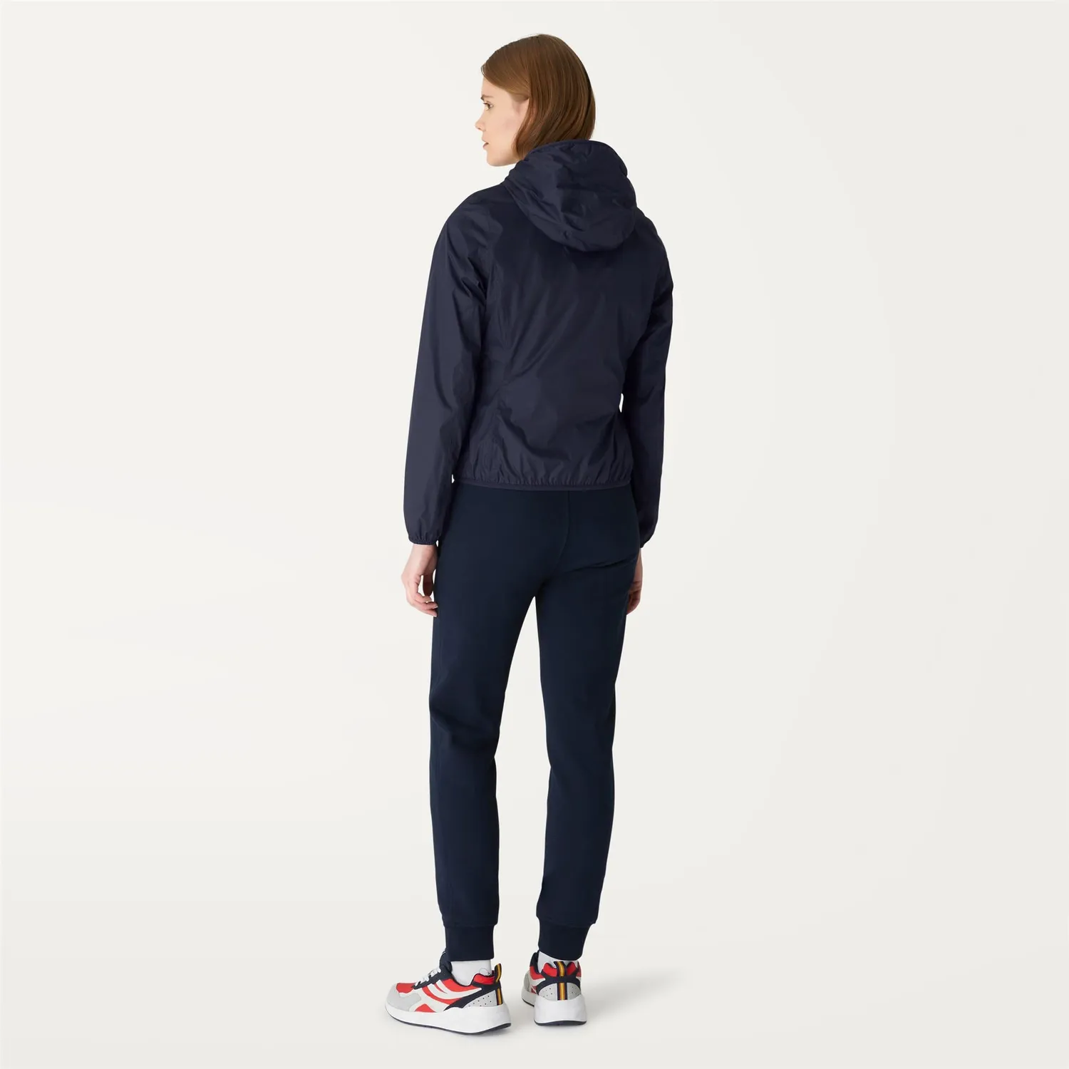 K-Way Lily Poly Jersey geaca dama albastru impermeabila