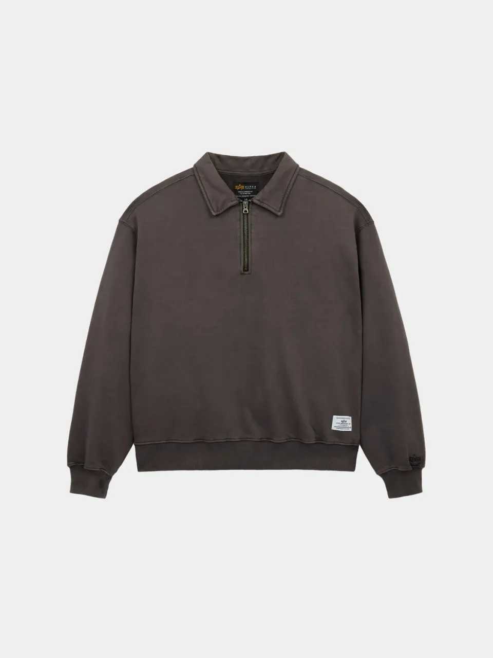Alpha Industries Essential Battlewash bluza Hickory vintage