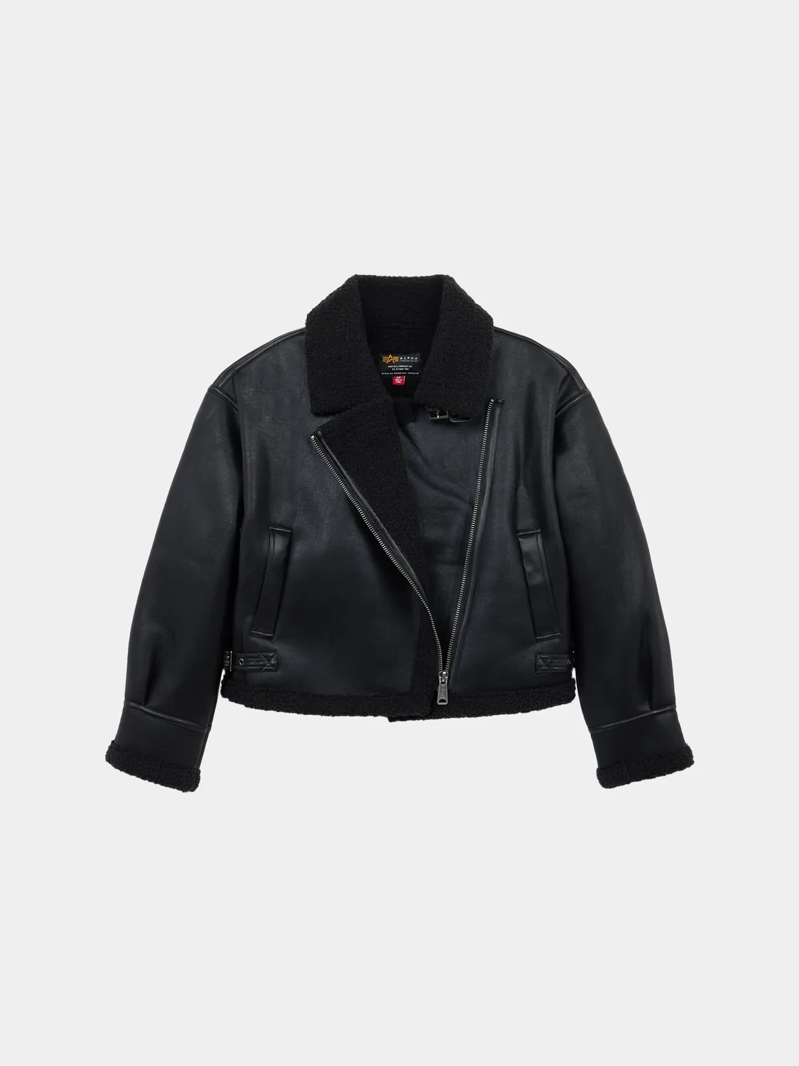 Alpha Industries Grove Moto geacă damă Black scurtă