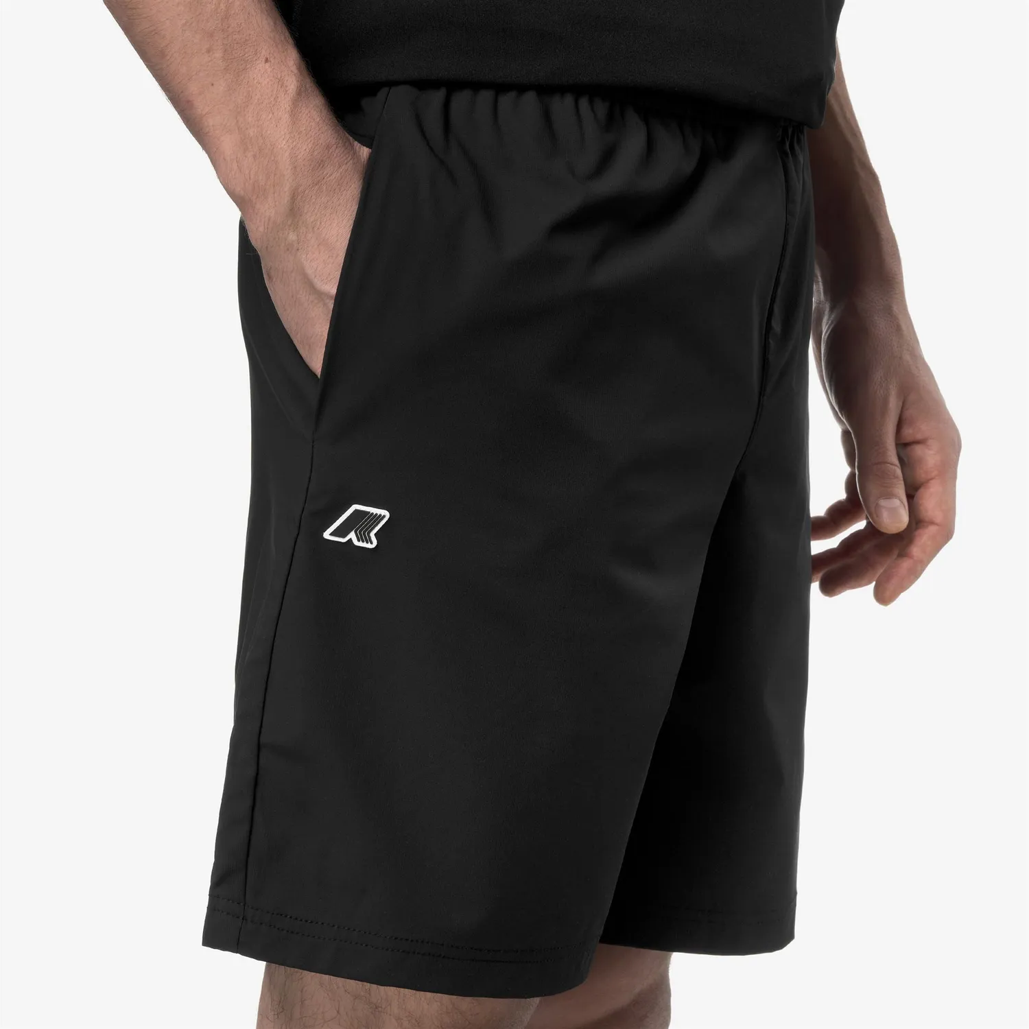 K-Way Nesilier Travel pantaloni scurti negri impermeabili