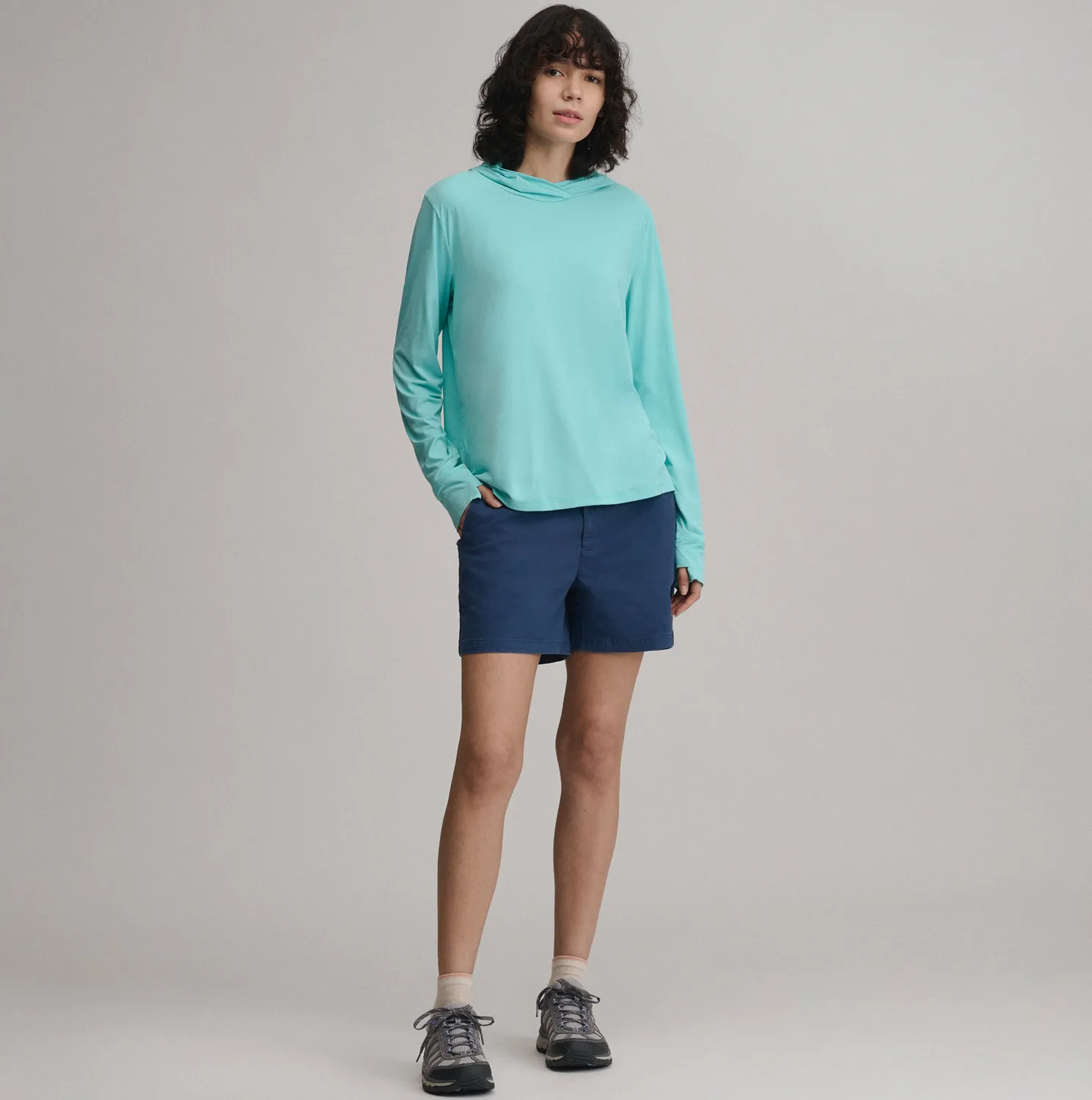 Eddie Bauer Sundrift hanorac UPF 50+ alb usor