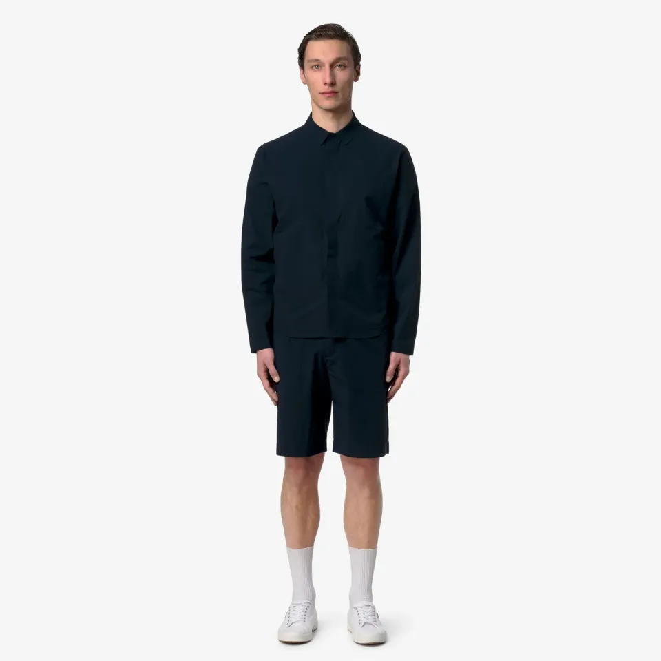 K-Way Sharrie overshirt barbati Blue Depth tehnic