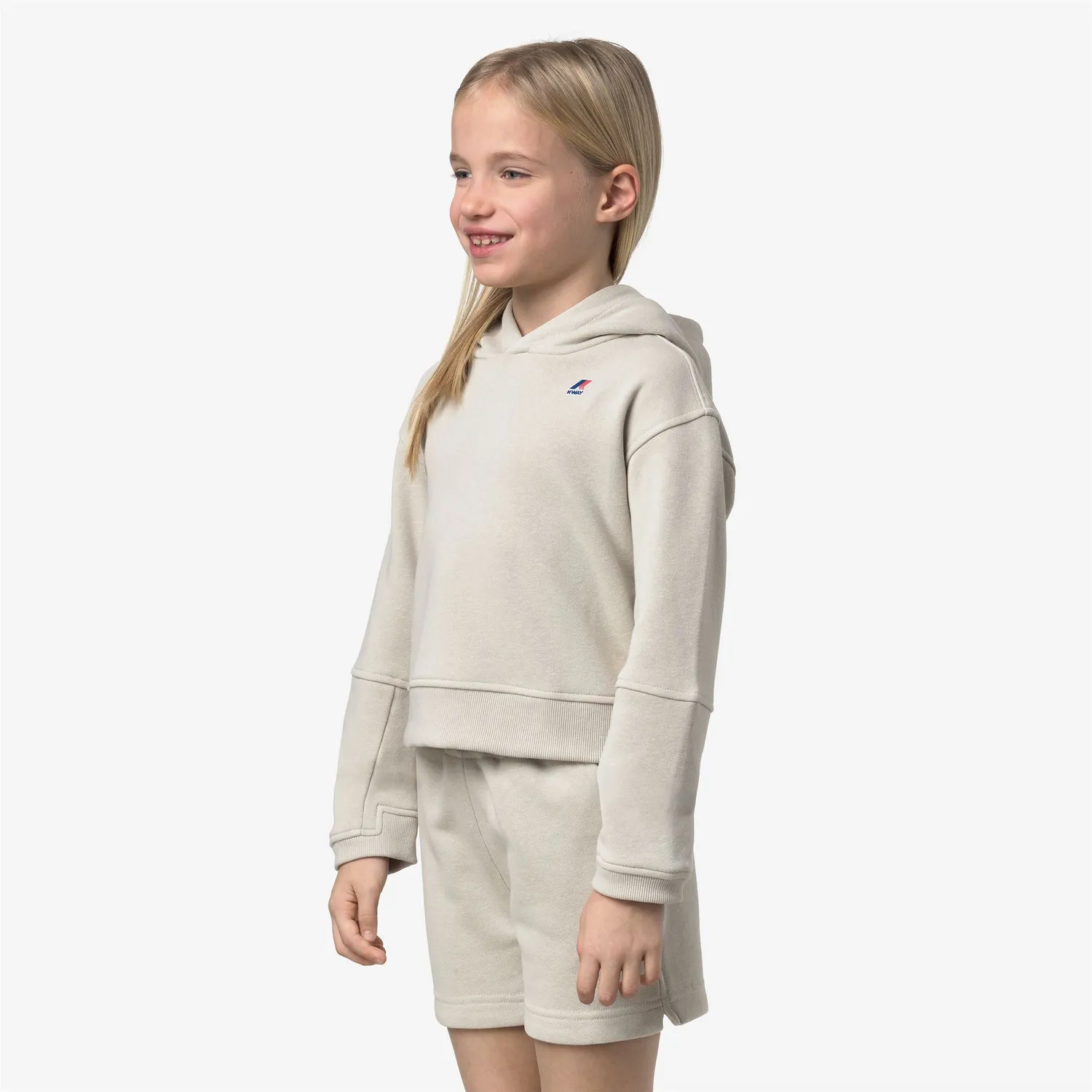 K-Way Ninette PC hanorac fete bej fleece ușor