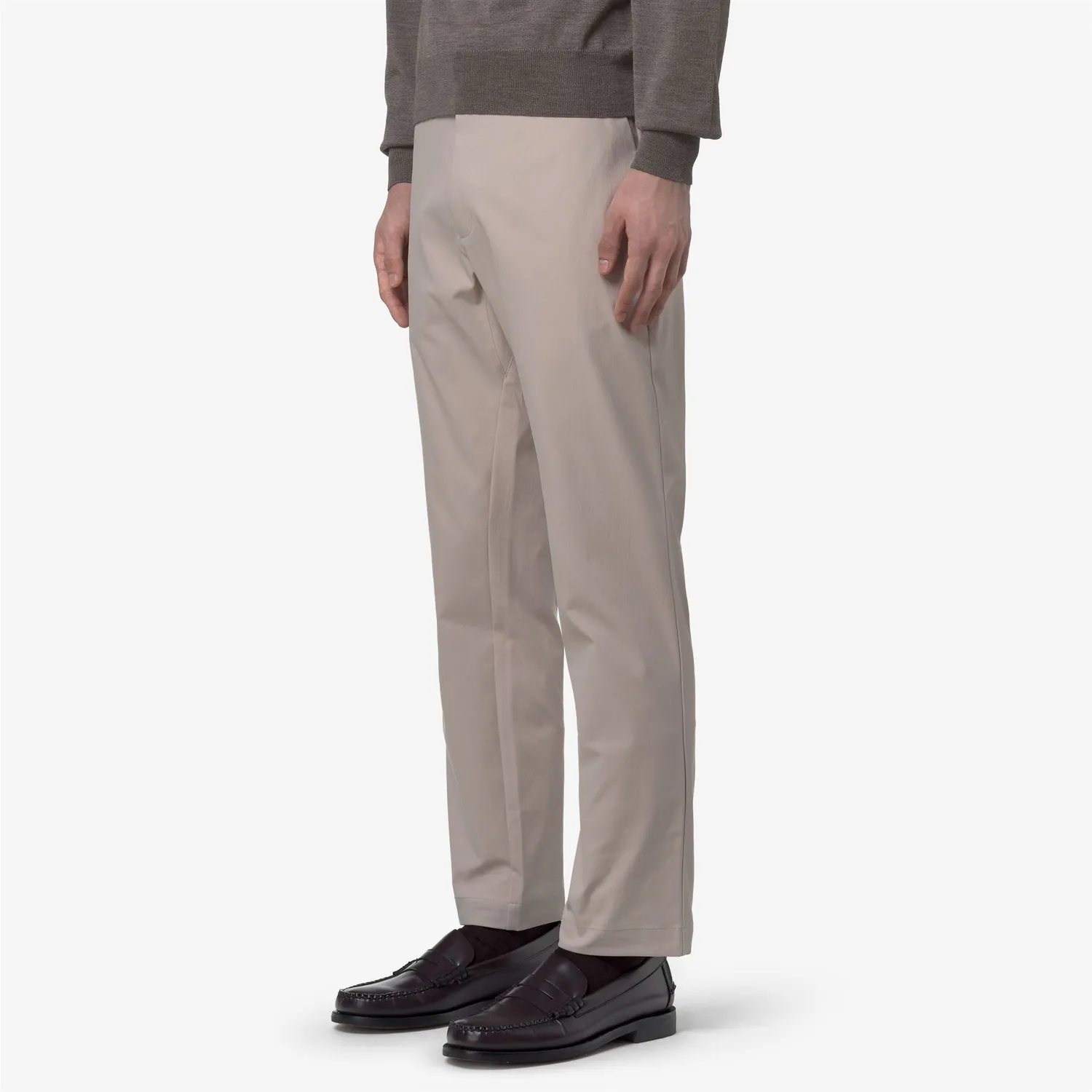 K-Way Elia Twill Peach pantaloni chino bej stretch