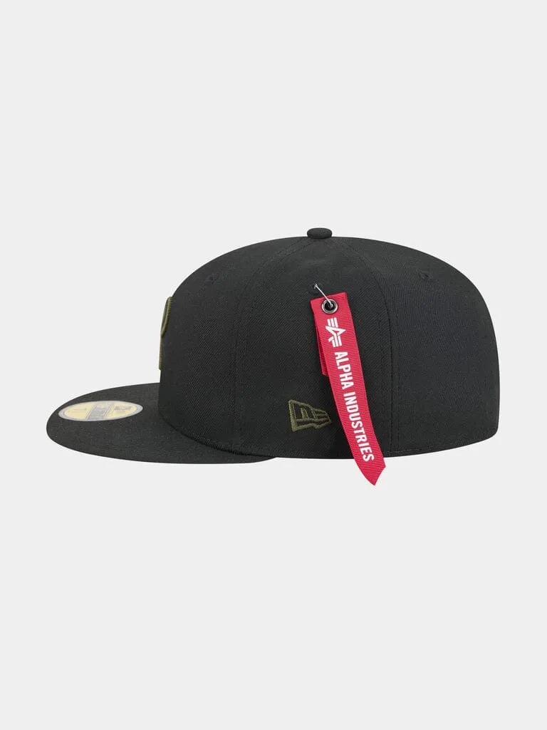 Alpha Industries Phillies 59FIFTY sapca fitted neagra