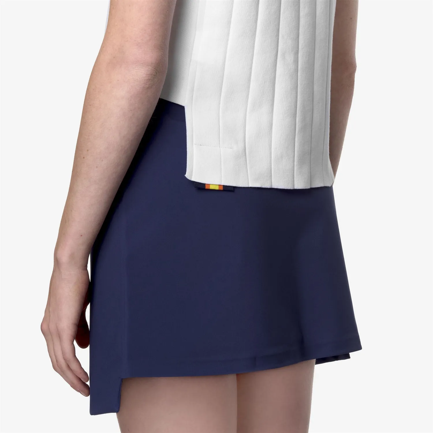 K-Way Jaelle Knitted vesta tricotata dama alba bumbac