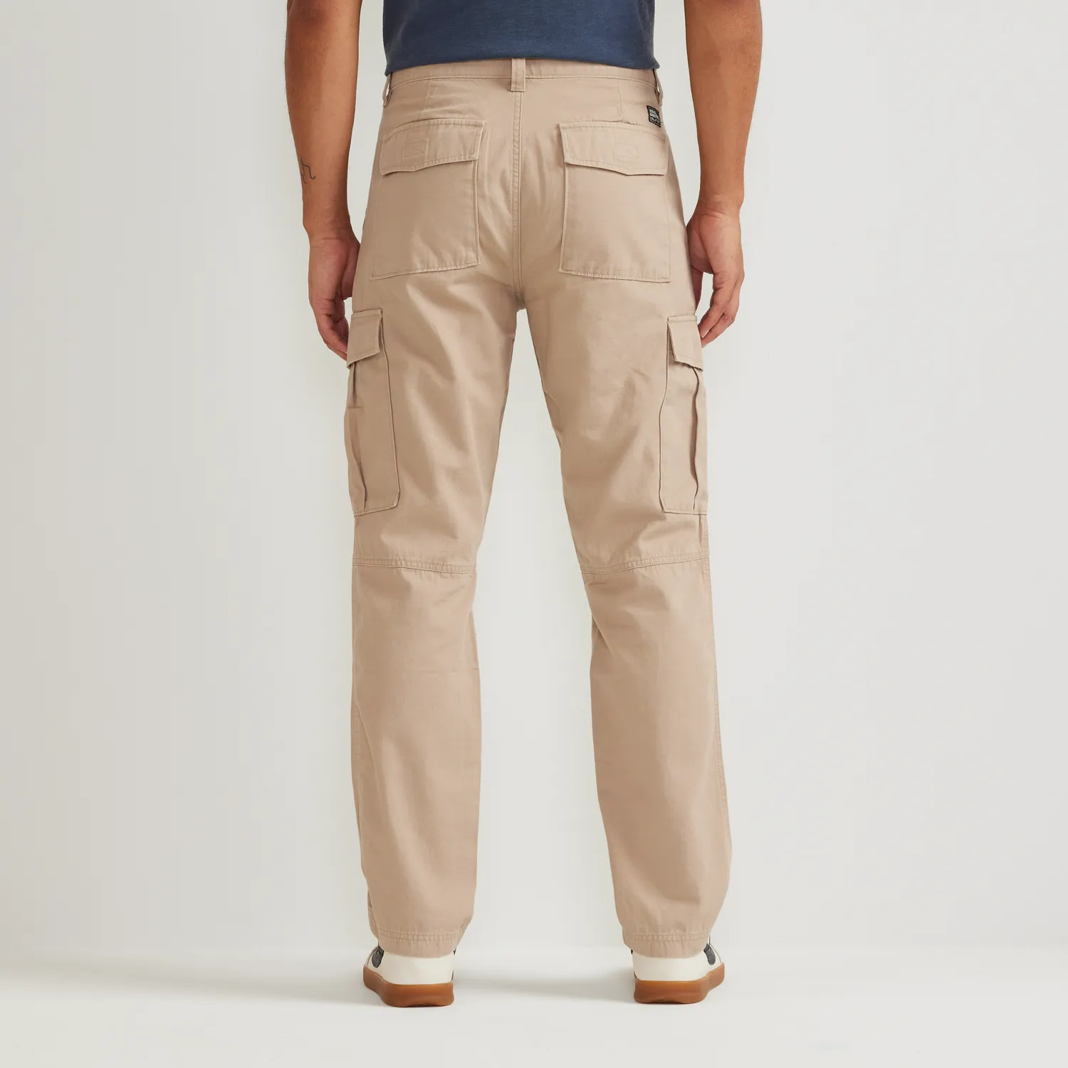 Eddie Bauer Interbay pantaloni cargo barbati Light Khaki bumbac