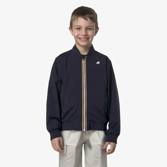 K-Way P. Aorelian Stretch Nylon Jersey geacă copii albastru