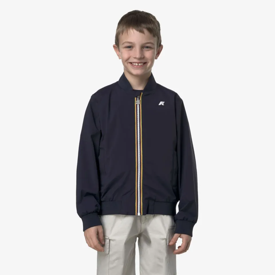 K-Way P. Aorelian Stretch Nylon Jersey geacă copii albastru