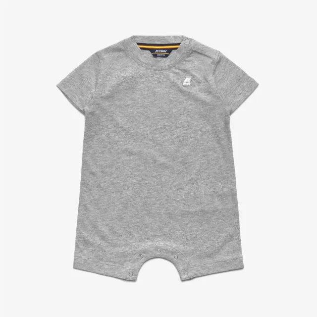 K-Way Dottielle body bebelusi gri bumbac cu capse