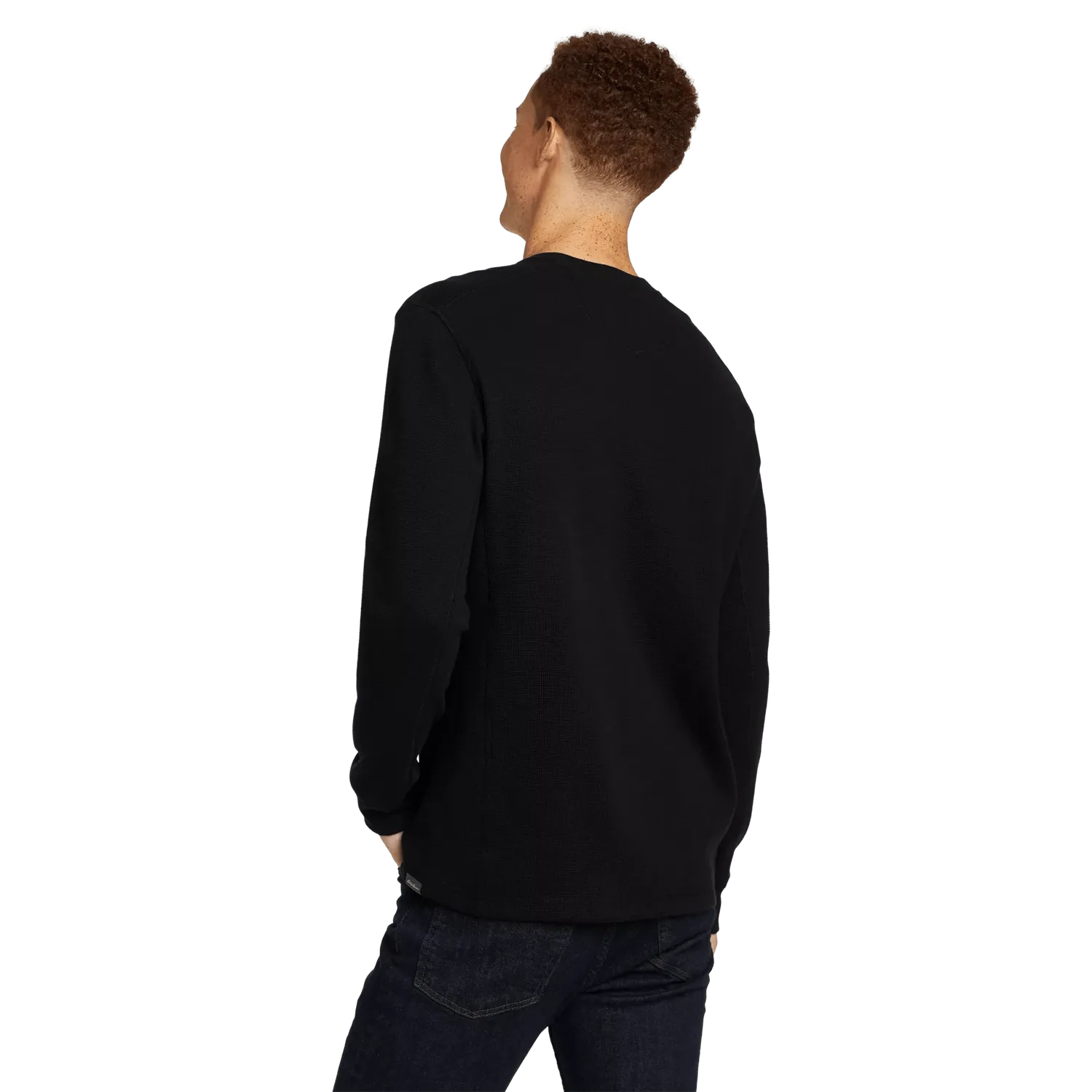 Eddie Bauer Eddie's Favorite henley termic barbati negru