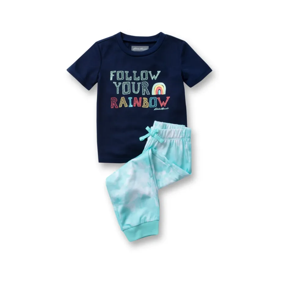 Eddie Bauer Loose Fit Sleep pijama Grey Heather 2T